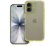 OEM dėklas, skirtas iPhone 17 Matrix, skaidrus, geltonas
