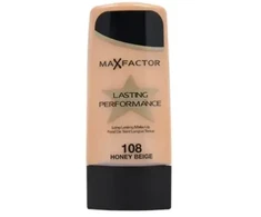 Max Factor Debenhams Lasting Performance Foundation in 108 Honey rusvai gelsvas