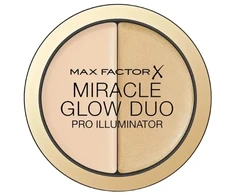 Max Factor, Miracle Glow Duo, apšviečiantys, švytėjimo milteliai, 10, šviesūs, 11 g