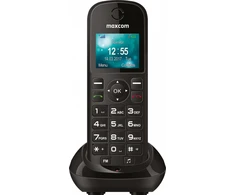MAXCOM mobile phone for senior MM35D SE juodas