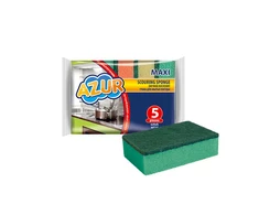 Virtuvinės kempinėlės Maxi AZUR 13x25x7cm/5vnt.