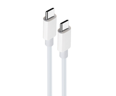 Maxlife MXUC-05 kabelis USB-C - USB-C 1,0 m 100W baltos spalvos
