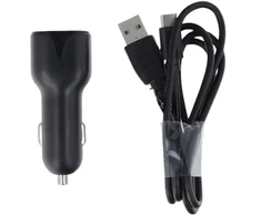 Maxlife MXCC-01 automobilinis įkroviklis | 12 W | USB-A | su USB-A į USB-C kabeliu komplekte | juodas