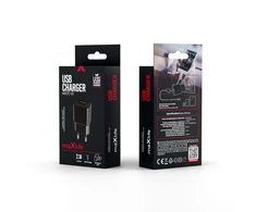 Maxlife MXTC-01 įkroviklis 1x USB 2.1A juodos spalvos