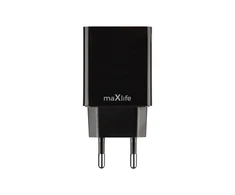 Telforceone Maxlife MXTC-12 charger 1x USB-A 4,8A juodas