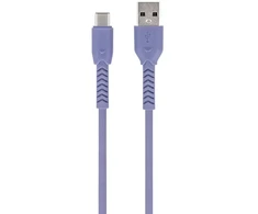 Maxlife MXUC-04 duomenų perdavimo ir įkrovimo kabelis | USB-A į USB-C | 15W | 1m | purpurinis
