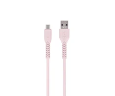 Maxlife MXUC-04 kabelis USB - USB-C 1,0 m 3A rožinės spalvos