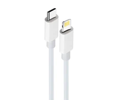 Maxlife MXUC-05 kabelis USB-C - Lightning 2,0 m 20W baltos spalvos