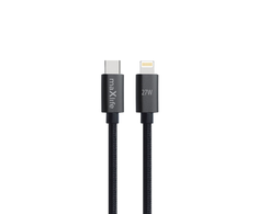 Telforceone Maxlife MXUC-12 cable USB-C - Lightning 2,0 m 27W juodas