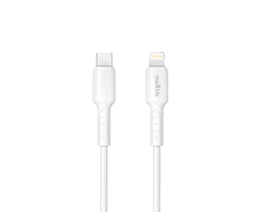 Telforceone Maxlife MXUC-13 cable USB-C - Lightning 1,0 m 27W baltas