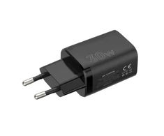 Maxximus įkroviklio įkrovimas. tinklą. MX Carbon 30W PD+QC, USB-A+C Juodas
