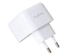 Tinklo įkroviklis PD 35W 2x USB-C Maxximus Thunder baltos spalvos
