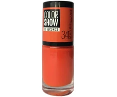 Maybelline, Color Show 60 Seconds, Nagų lakas, Nr. 341, Oranžinis Attach, 7 ml