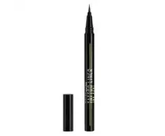 Maybelline „Debenhams“ vandeniui atsparus akių pieštukas „Tattoo Liner Ink Pen“, šepetėlio galiuko pieštukas, tikslios linijos ir tatuiruotės efektas, juodos spalvos.