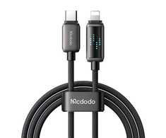 Mcdodo CA-2630 USB-C prie Lightning laidas, 36 W, LED ekranas, 1.2 m
