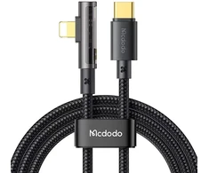 McDodo CA-3390 36 W 1.2 m USB-C prie Lightning kampo kabelio (juodas)