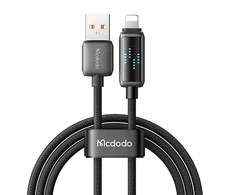 Mcdodo CA-5250 LED ekranas USB-A su Lightning duomenų kabeliu 1.2 m