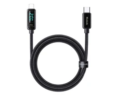 Mcdodo CA-8810 USB-C prie Lightning laidas, 36 W, 1.2 m (juodas)