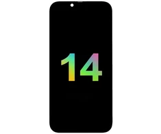 Mecanico Soft OLED Screen Incell for Iphone 14 juodas with frame (Support IC Transplant)