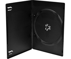 MediaRange BOX13-M, DVD dėklas, 1 diskai, Juoda, Plastikas, 120 mm, RoHS