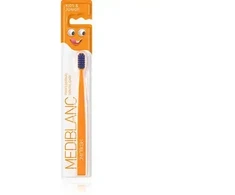 Mediblanc Vaikiškas dantų šepetėlis Ultra Soft oranžinis 1 vnt.