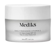 Medik8 Daily Radiance Vitamin C Moisturiser SPF 30 dieninis veido kremas, 50 ml
