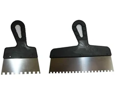 Mega Glaistas M klijams 150mm 6x6mm su nerūdijančio plieno lakštu