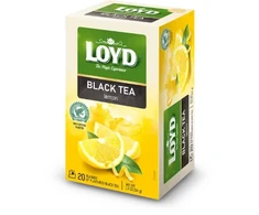 Juodoji arbata LOYD, su citrinų aromatu, 20x1.7g