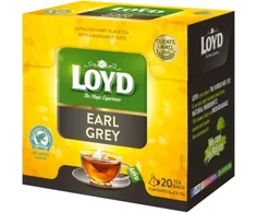 Aromatizuota juodoji arbata LOYD Earl Pilkas, 20 x 2g