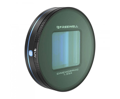 Mėlynas anamorfinis objektyvas 1.55x Freewell, skirtas Galaxy ir Sherp