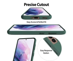 Mercury Silikoninis Apple iPhone 15 Plus 6.7" dėklas telefonui žalios spalvos