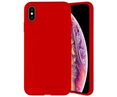 Mercury Silikoninis Apple iPhone 15 Pro Max 6,7" dėklas telefonui raudonos spalvos