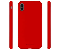 Mercury Silikoninis Apple iPhone 15 Pro Max 6,7" dėklas telefonui raudonos spalvos