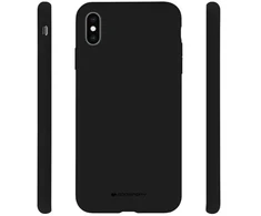 Dėklas Mercury Silicone Samsung A20s A207 juoda juodas