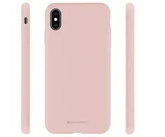 Dėklas Mercury Silicone Samsung A20s A207 rožinė-smėlio pink sand