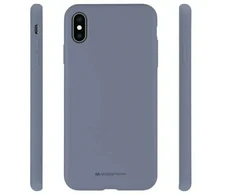 Dėklas Mercury Silicone Samsung A20s A207 šviesiai violetinė lavender pilka