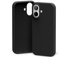 Mercury Silicone dėklas skirtas Apple iPhone 17 juodos spalvos
