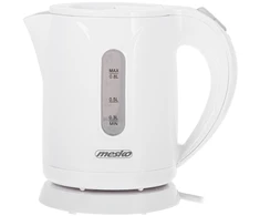 Mesko | Virdulys | MS 1376 | Electric | 850 W | 0.8 L | Plastic | 360° rotational base | Baltas