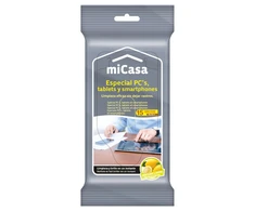 Drėgnos servetėlės televizoriams ir monitoriams Micasa 15vnt.