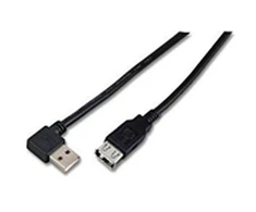 USB kabelis MicroConnect USB-A - USB-A 1,5 m Juodas (USBAAF2BLACK)