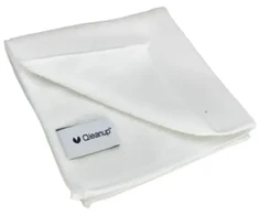Microfiber cloths 250gsm, 30x30, 10 pcs. QLEANUP- baltas