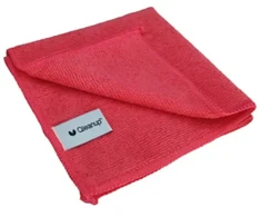 Microfiber cloths 250gsm, 30x30, 10 pcs. QLEANUP red