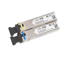 Šakotuvas MIKROTIK MT S-3553LC20D MikroTik S-3553LC20D 1.25G SFP 1xLC (SM) 1310nm/1550nm 20km ( Pair!)