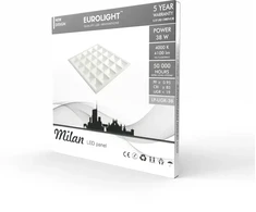 Milan LED šviestuvas 38W 4100LM 4000K UGR19 Lifud Eurolight