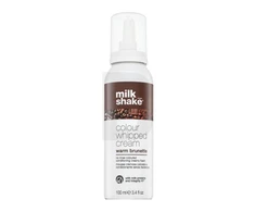 Kondicionuojančios dažomosios putos MILK SHAKE Colour whipped cream ,,Warm Brunette", 100m