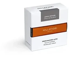 Millefiori Icon Classic Lime &amp; Vetiver Car Fragrance - Vůně do auta 47.0g