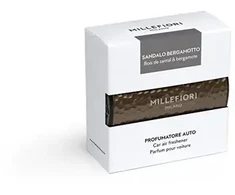 Millefiori Icon Metal Shades Sandalo Bergamotto Car Fragrance - Vůně do auta 47.0g