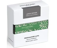 Millefiori Textil Floral Lime &amp; Vetiver ( žalia ) - Vůně do auta
