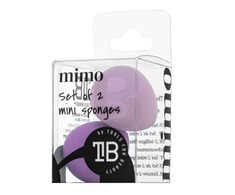 MIMO Set of 2 Mini Sponges Violetinė makiažo kempinėlių rinkinys, 2 vnt.