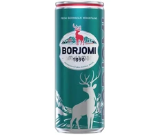 Mineralinis vanduo BORJOMI, gazuotas, skardinė, 0,33 l (DEP)
